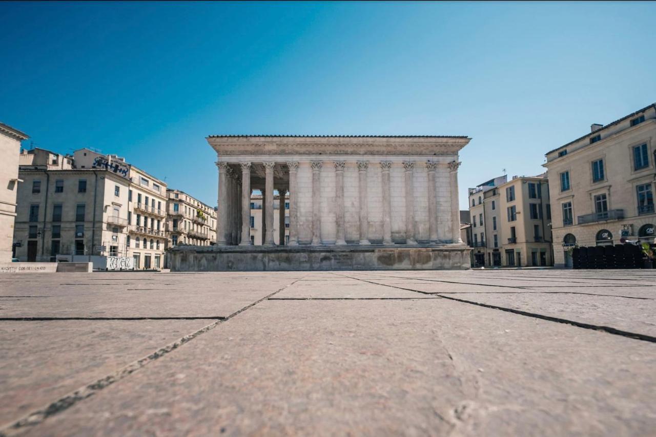 Roche Blanche - Terrasse Et Parking Lejlighed Nîmes Eksteriør billede
