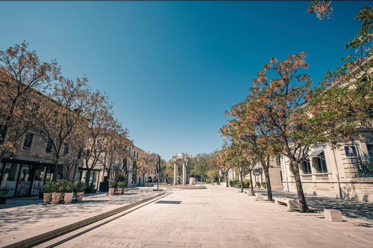 Roche Blanche - Terrasse Et Parking Lejlighed Nîmes Eksteriør billede
